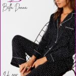 بيجامة-خريفى-قطن-اسود-منقط-ابيض-ماو_ستور