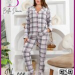 بيجامة-خريفي-قطن-كاروهات-رمادي-و-بينك-ماو_ستور