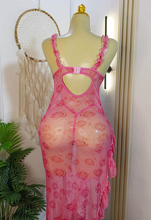 لانجيري-فوشيا-طويل-بفتحة-جانبية-ماو_ستور