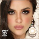 عدسات ملونة هازل بندقي من ليديا لينسيز كورية الصنع سنوية