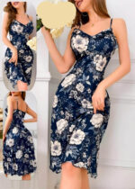 فستان-بيتى-خفيف-بحمالات-ازرق-غامق-مزين-بالورد-ماو_ستور