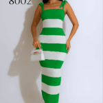 فستان-بيتى-طويل-ماكسي-خطوط-عريضة-اخضر-ماو_ستور