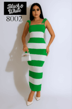 فستان-بيتى-طويل-ماكسي-خطوط-عريضة-اخضر-ماو_ستور