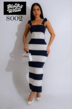 فستان-بيتى-طويل-ماكسي-خطوط-عريضة-كحلي-ماو_ستور