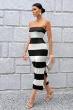 فستان-بيتى-طويل-مفتوح-الصدر-اسود-ماو_ستور