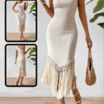 فستان-صيفي-بيج-قطن-بحمالة-كتف-واحد-مقاس-50--65-ماو_ستور