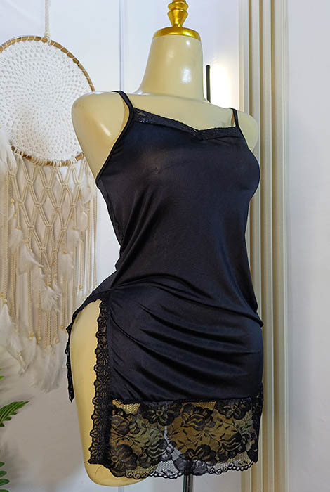 لانجيري-ضيق-بفتحة-جانبية-الوان-ماو_ستور-اسود