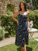 فستان-موديل-شي-ان-خفيف-مزين-بالورد-وفتحة-جانبية-ماو_ستور