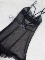 لانجري-اسود-شفاف-مفتوح-الصدر-مزين-بفيونكة-ماو_ستور