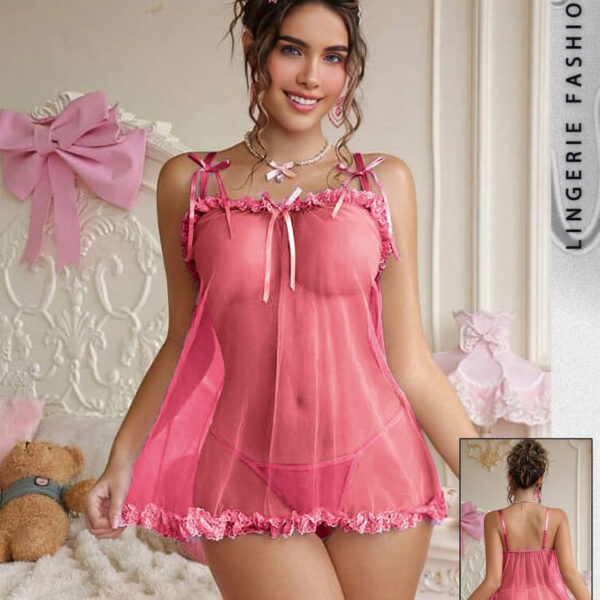 لانجري-مثير-شفاف-مطرز-بفيونكة-ماو_ستور