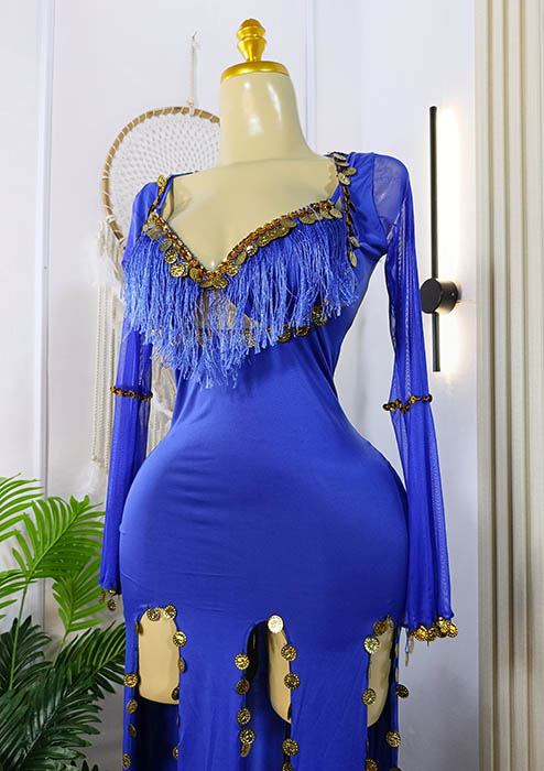 بدلة-رقص-شرقي-ازرق-مع-اكمام-طويلة-ماو_ستور