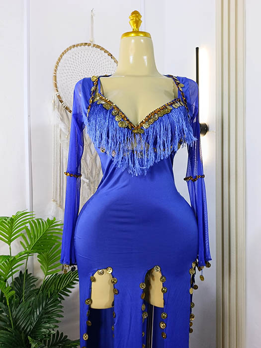 بدلة-رقص-شرقي-ازرق-مع-اكمام-طويلة-ماو_ستور