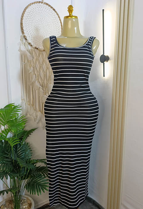 فستان-بيتى-طويل-ماكسي-بفتحة-جانبية-اسود-مقاس-موحد-ماو_ستور