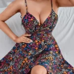 فستان-صيفى-شي-ان-مزين-بالورد-بحمالات-ماو_ستور