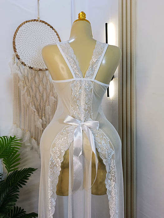 لانجري-طويل-بفيونكة-عند-الصدر-وفتحة-خلفية-ماو_ستور