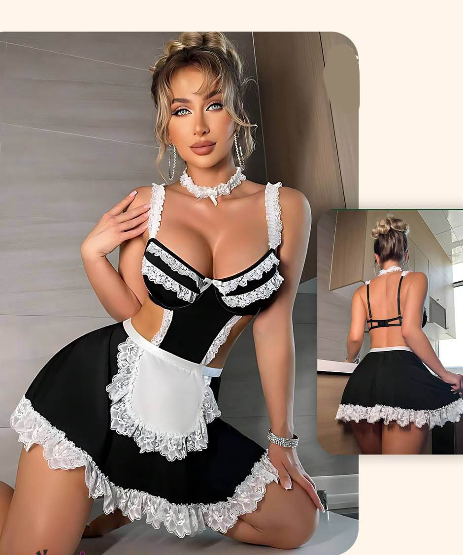 طقم-لانجري-تنكري-خادمة-مثير-ماو_ستور