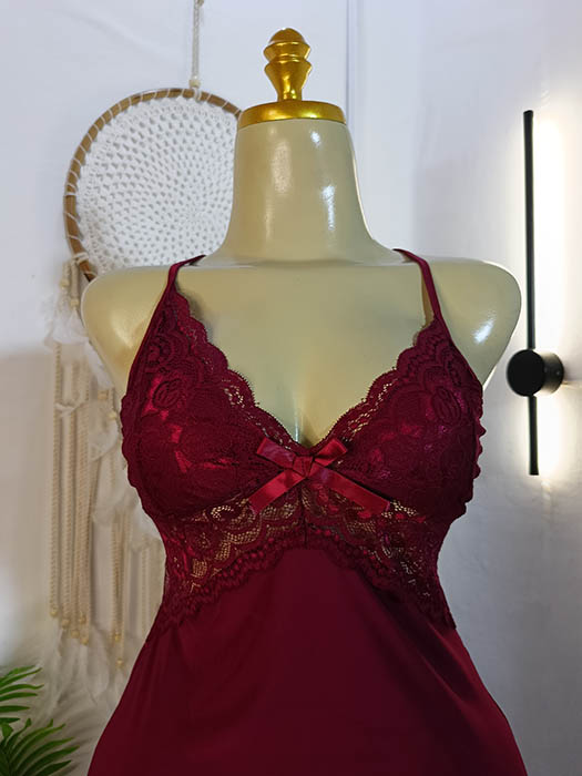 قميص-نوم-مكشوف-الظهر-وفيونكة-عند-الصدر-ماو_ستور