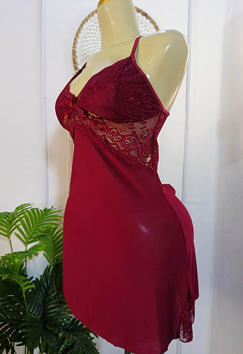 قميص-نوم-مكشوف-الظهر-وفيونكة-عند-الصدر-ماو_ستور