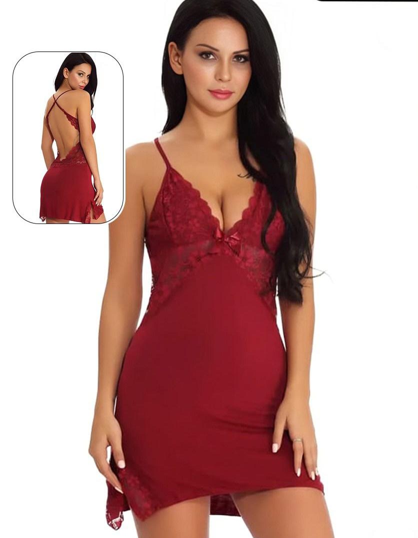 قميص-نوم-مكشوف-الظهر-وفيونكة-عند-الصدر--ماو_ستور