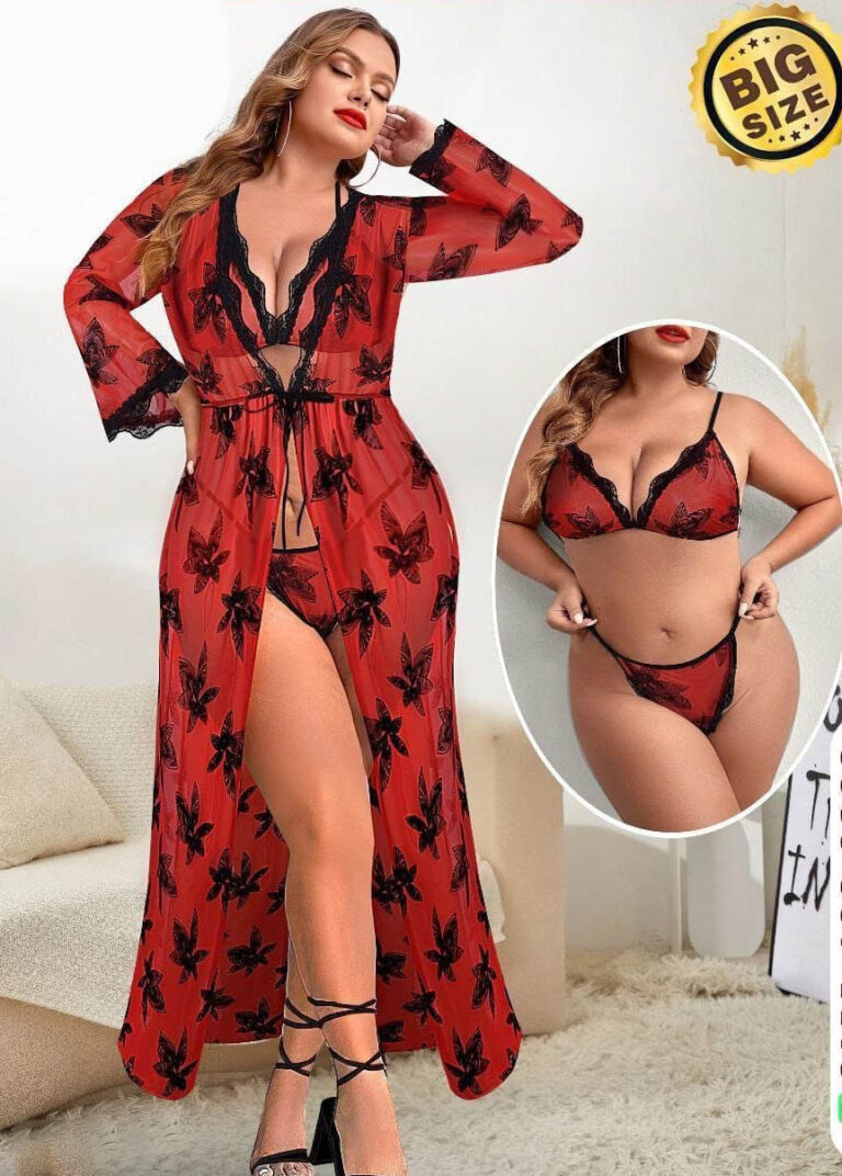 لانجري-بيج-سايز-روب-قطتين-داخليتين-ماو_ستور