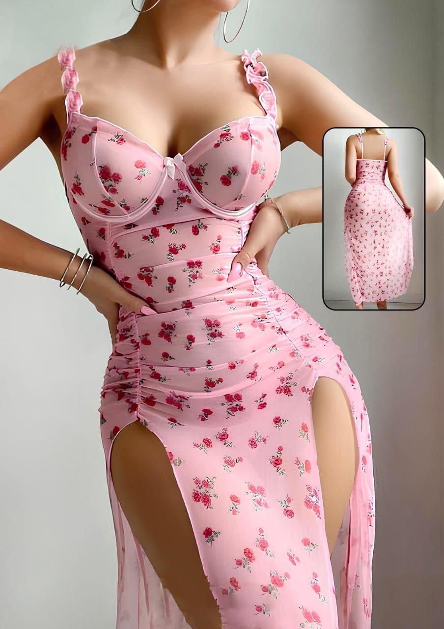 لانجيري-فوشيا-طويل-بفتحتين-جانبيتين-ماو_ستور