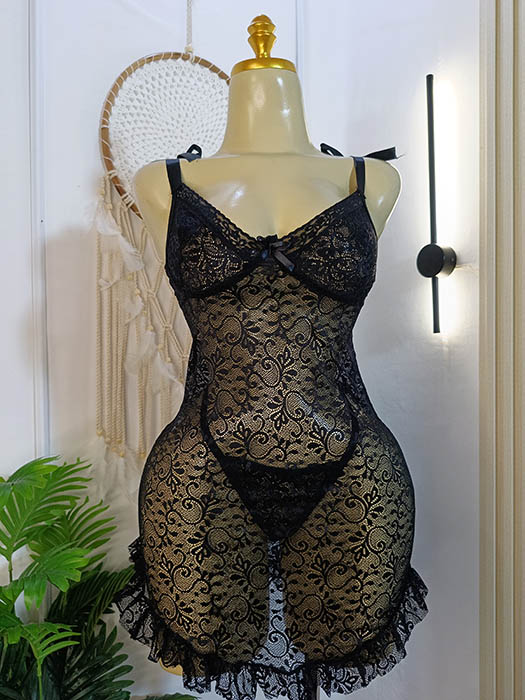 لانجري-بيبي-دول-قصير-للعروسة-بحمالات-ماو_ستور